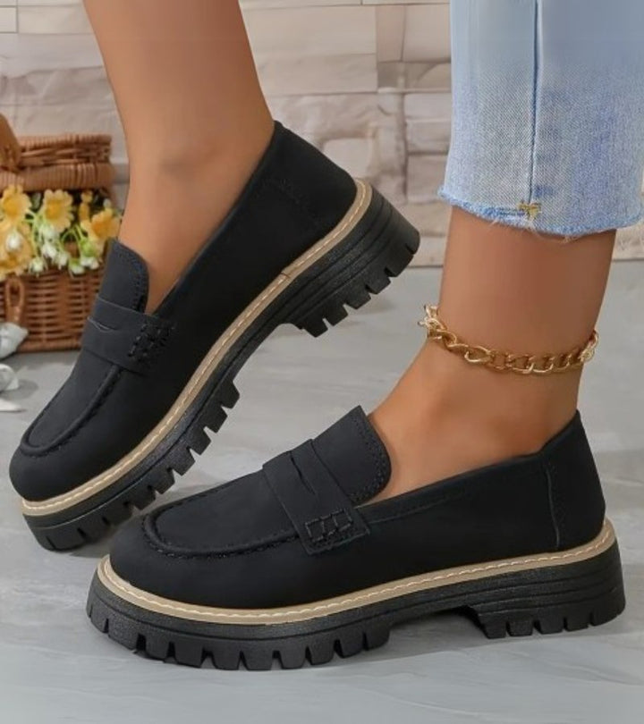 Ludovica | Mocassini alla moda con suola spessa