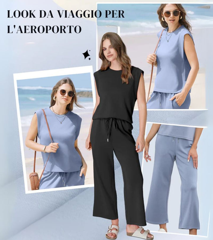 Marta | completo estivo 2 pezzi – libertà ed eleganza