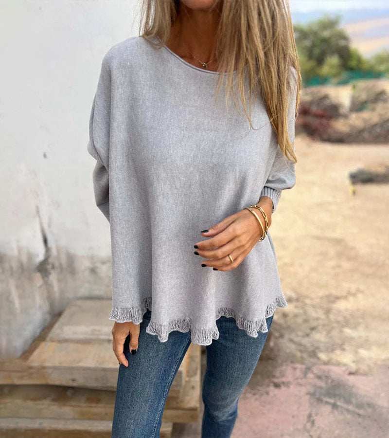 Esther | Maglione elegante con frange