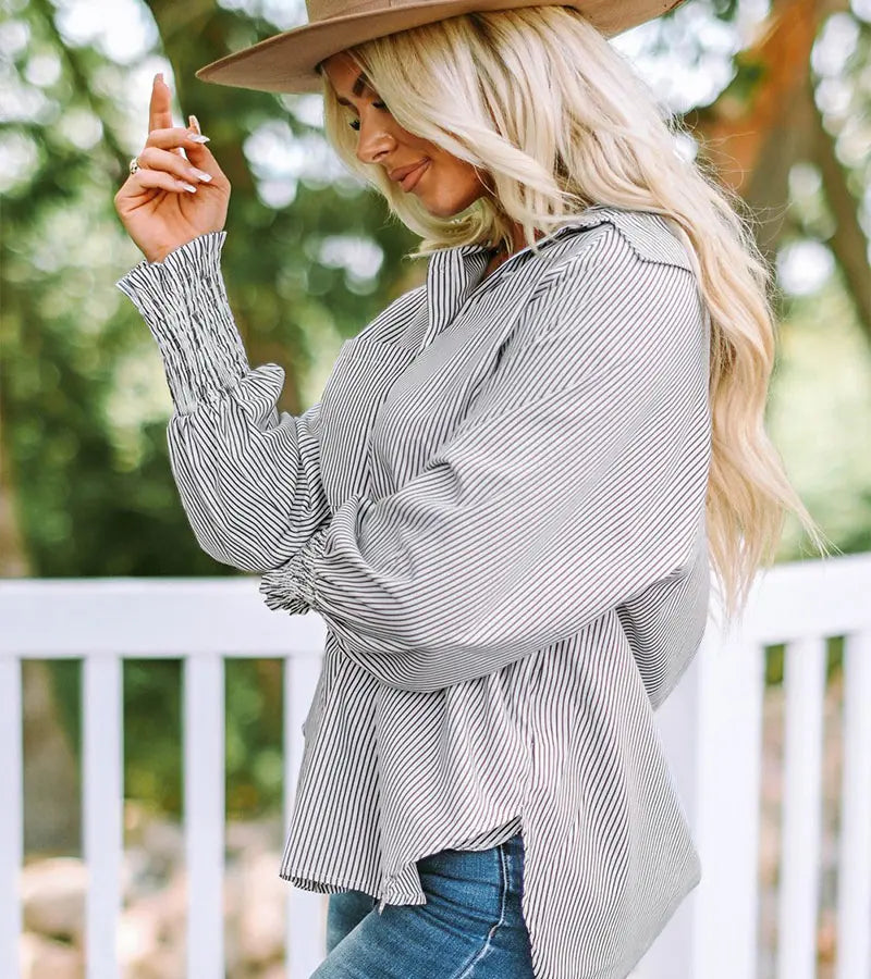 Euploria | Camicia oversize a righe