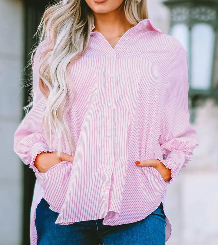 Euploria | Camicia oversize a righe