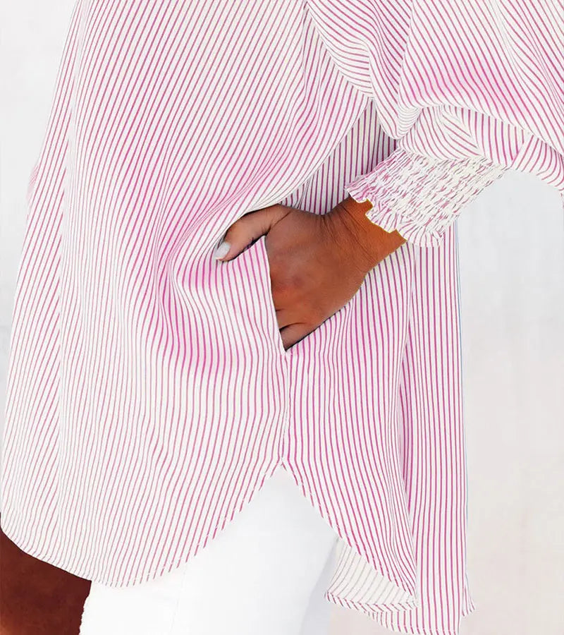 Euploria | Camicia oversize a righe