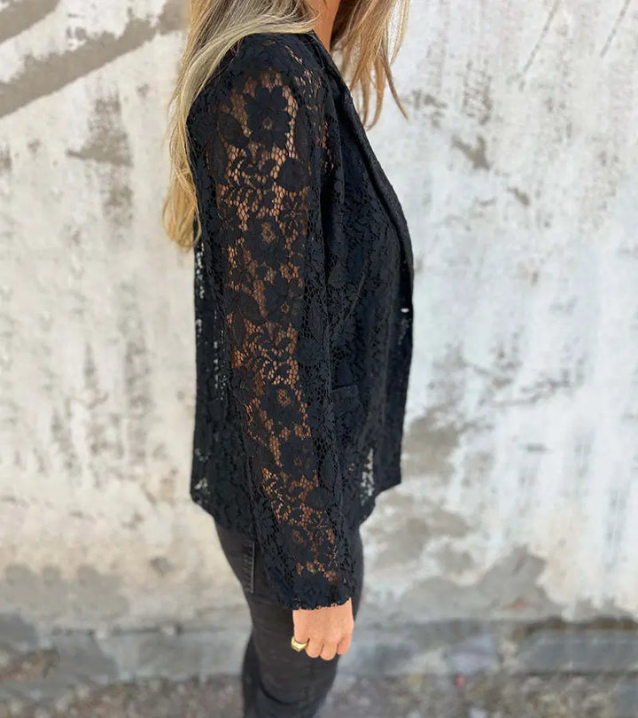 Jane | Blazer in pizzo a maglia continua