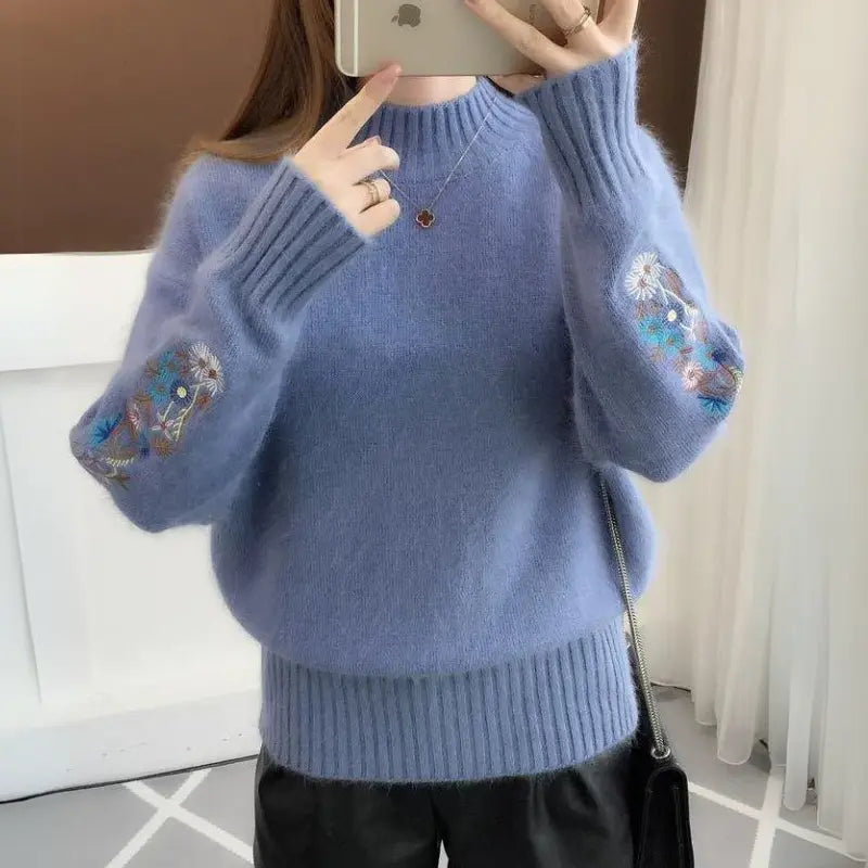 Isabel | Maglione Ricamato per un Look alla Moda