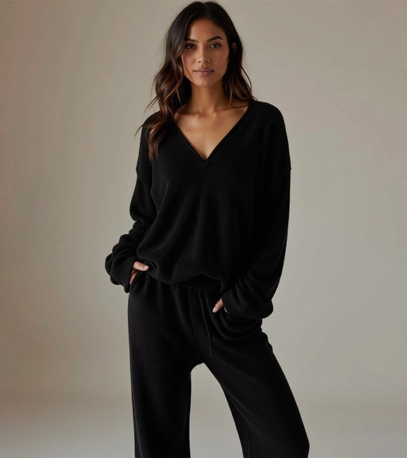 Calmlily | Set due pezzi da relax in pile oversize