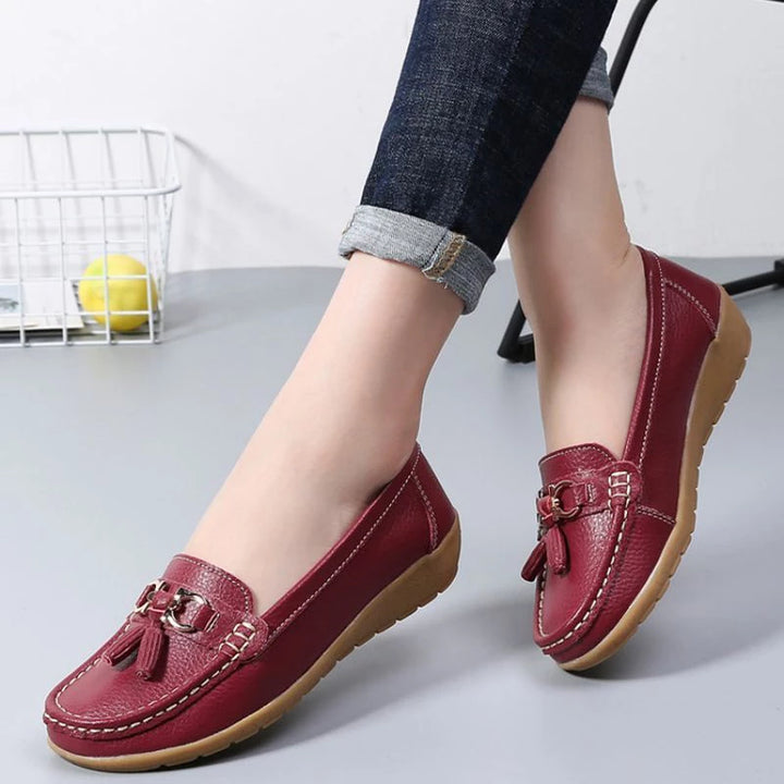 SOLINE | Mocassini in Pelle Traspiranti - ultra confortevoli