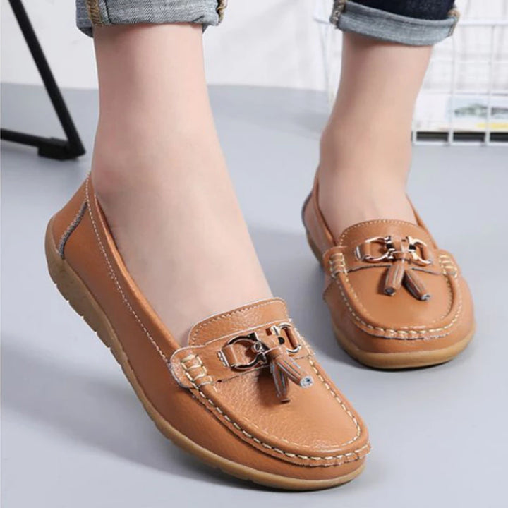 SOLINE | Mocassini in Pelle Traspiranti - ultra confortevoli