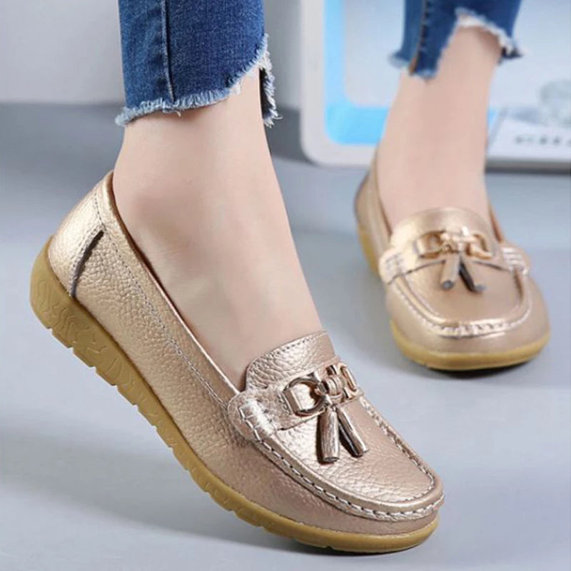 SOLINE | Mocassini in Pelle Traspiranti - ultra confortevoli