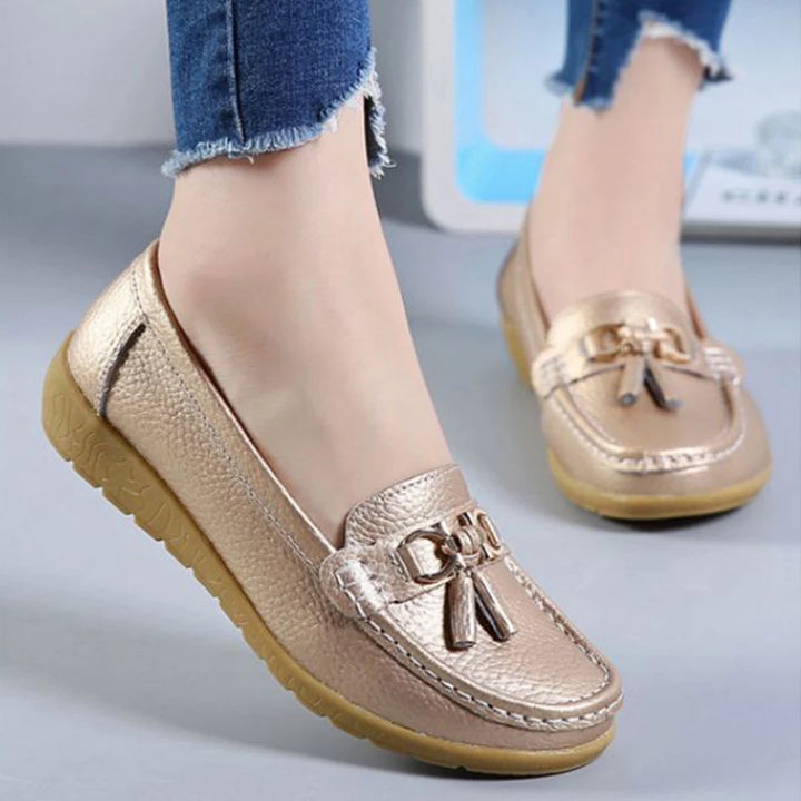 SOLINE | Mocassini in Pelle Traspiranti - ultra confortevoli