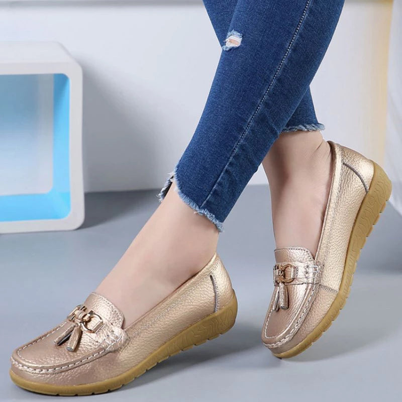 SOLINE | Mocassini in Pelle Traspiranti - ultra confortevoli