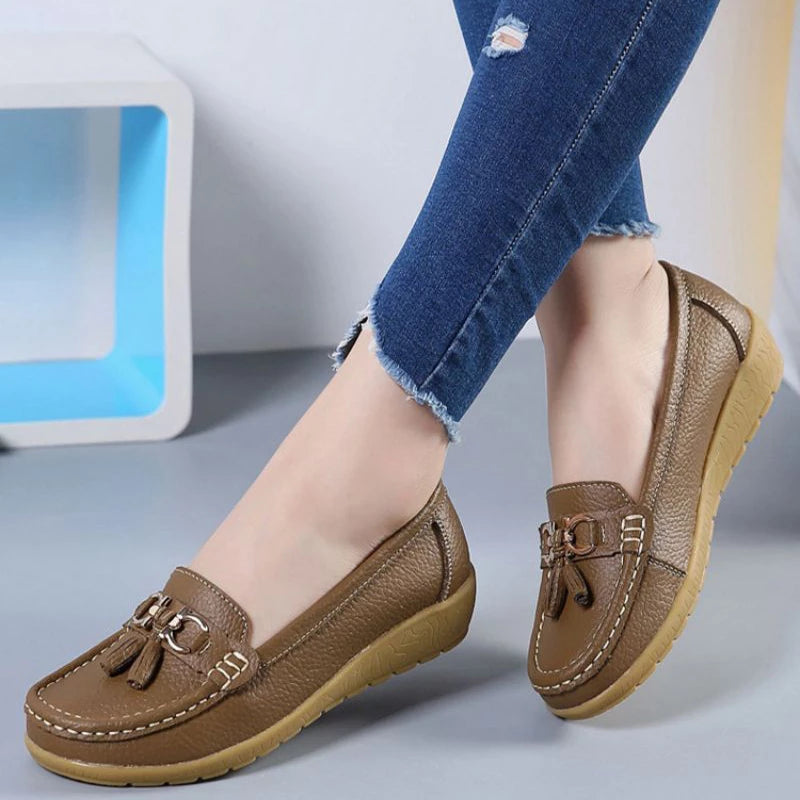 SOLINE | Mocassini in Pelle Traspiranti - ultra confortevoli