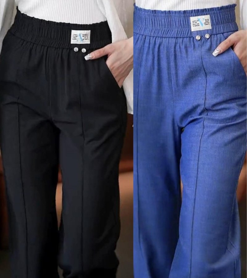 Silvia | Pantaloni a vita alta morbidi ed eleganti