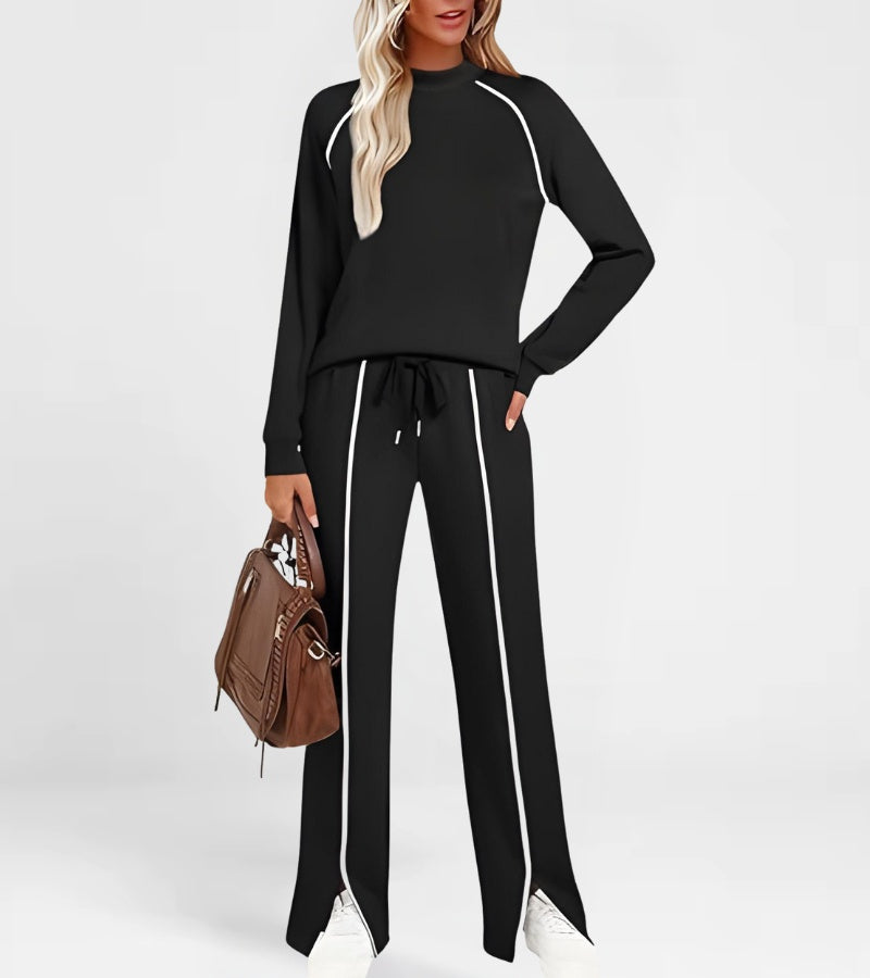 Livio | Completo a Due Pezzi con Pantaloni a Zampa