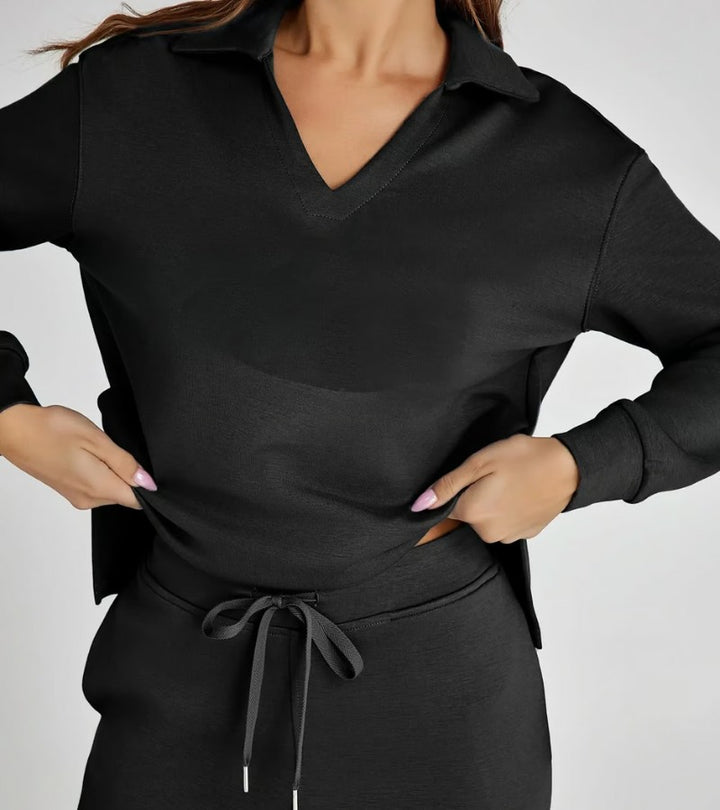 Alivia | Completo a Due Pezzi con Pantaloni a Zampa