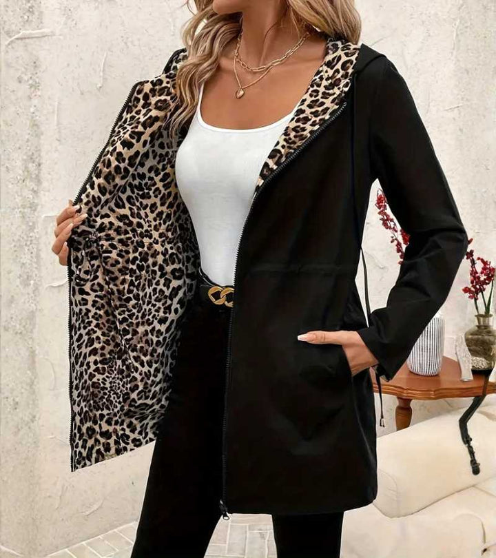 Annette | Giacca reversibile leopardata