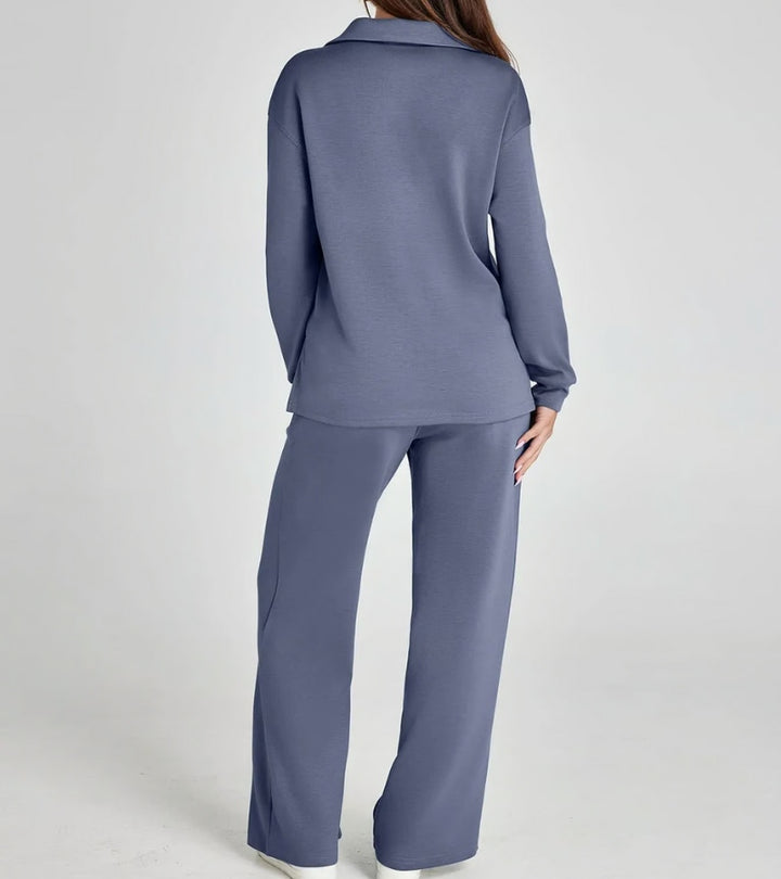 Alivia | Completo a Due Pezzi con Pantaloni a Zampa