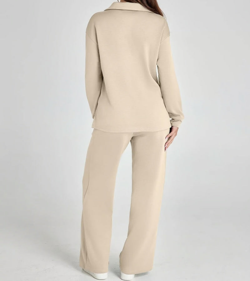 Alivia | Completo a Due Pezzi con Pantaloni a Zampa