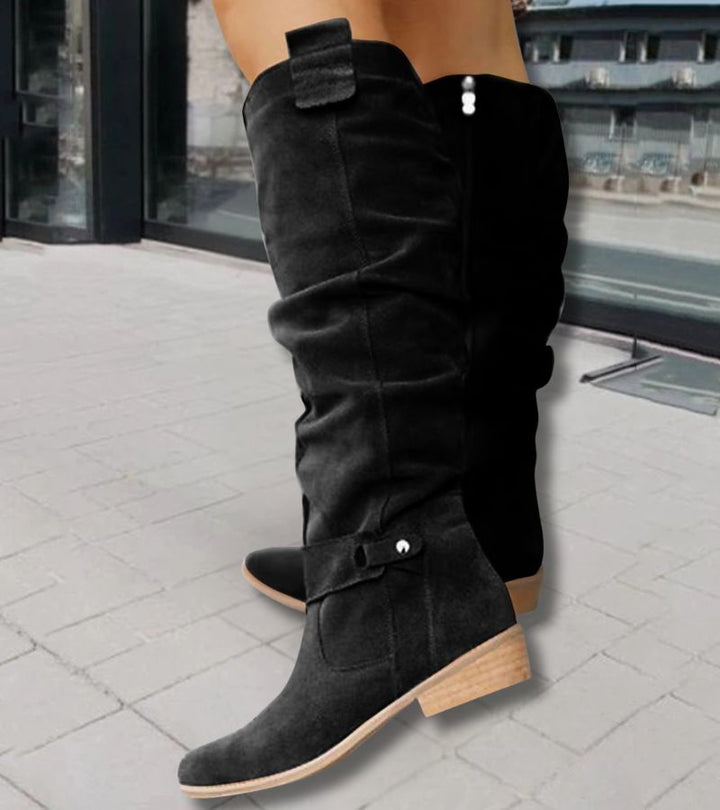 Allison | Stivali in pelle vegana, design alla moda