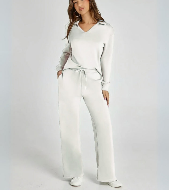 Alivia | Completo a Due Pezzi con Pantaloni a Zampa