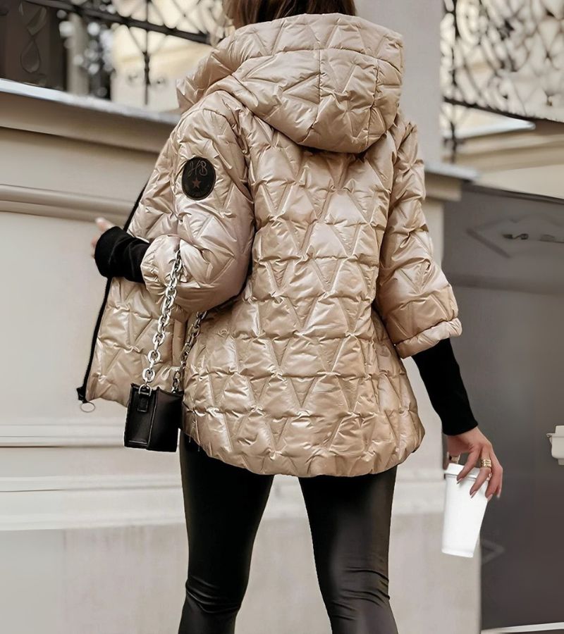 Viorica | Giaccone trapuntato con cappuccio