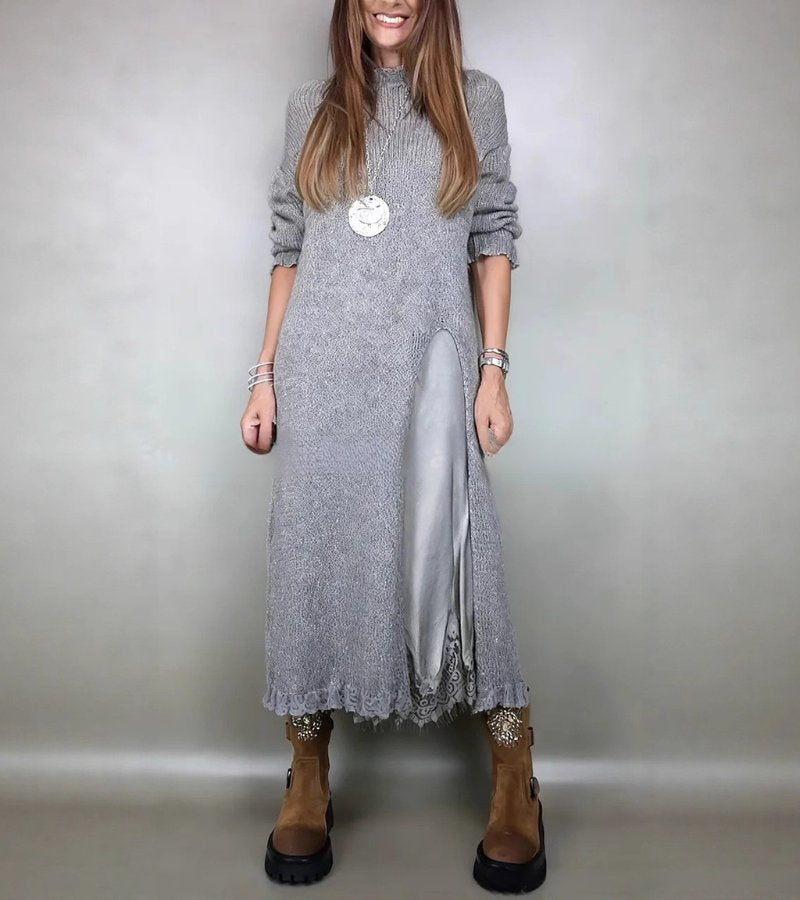 Silva | Completo Lungo in Maglia e Raso