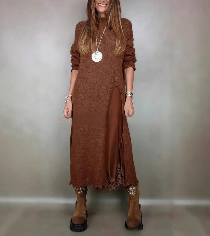 Silva | Completo Lungo in Maglia e Raso