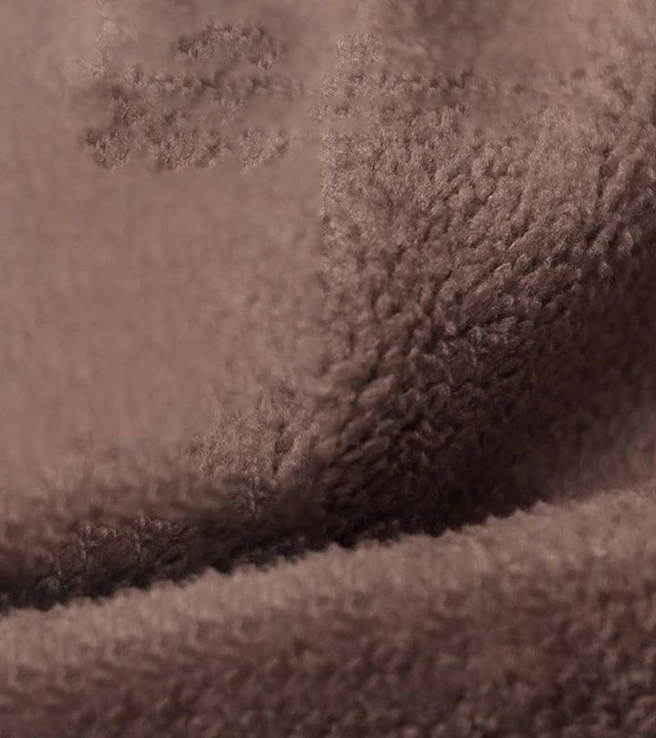 Malena | gilet in peluche morbido e caldo con bottoni