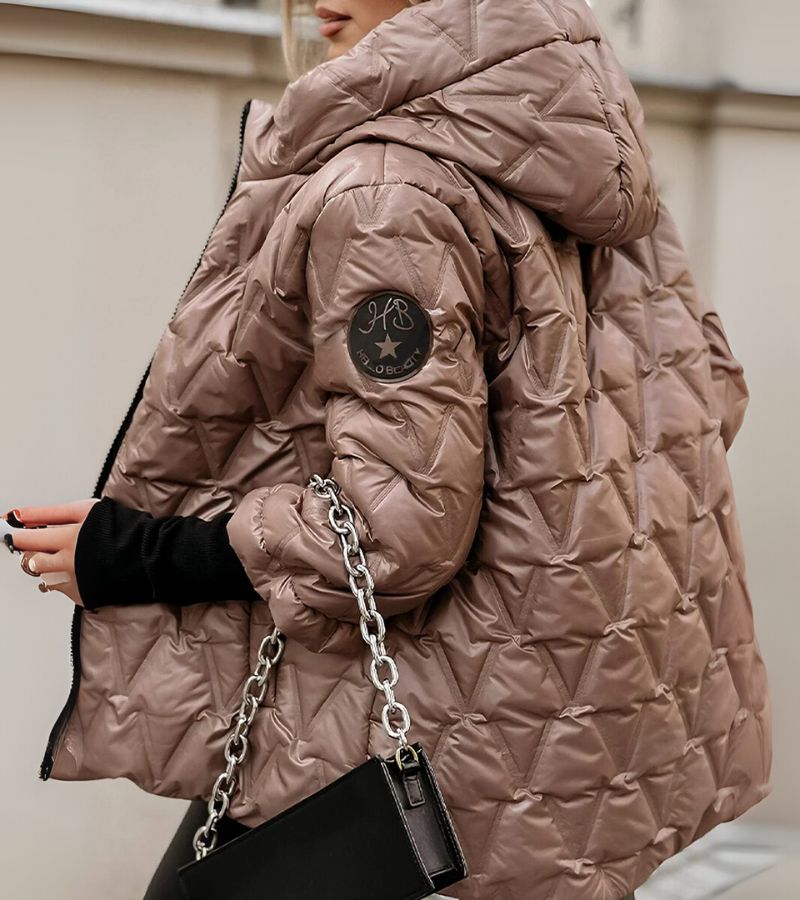 Viorica | Giaccone trapuntato con cappuccio