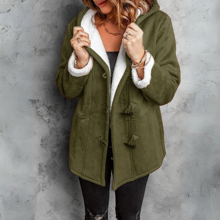Amanda | Cappotto con Cappuccio a Media Lunghezza