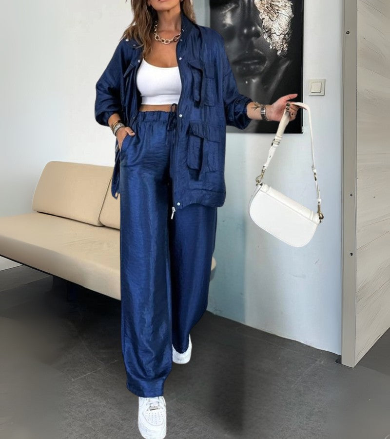 Tiziana | Set due pezzi con pantaloni dritti