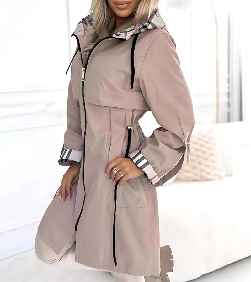 Natalie | Cappotto in cotone misto impermeabile