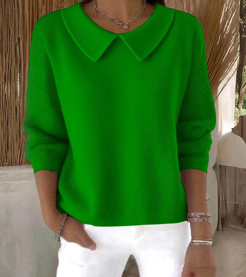 Sandra | Maglione morbido con colletto elegante