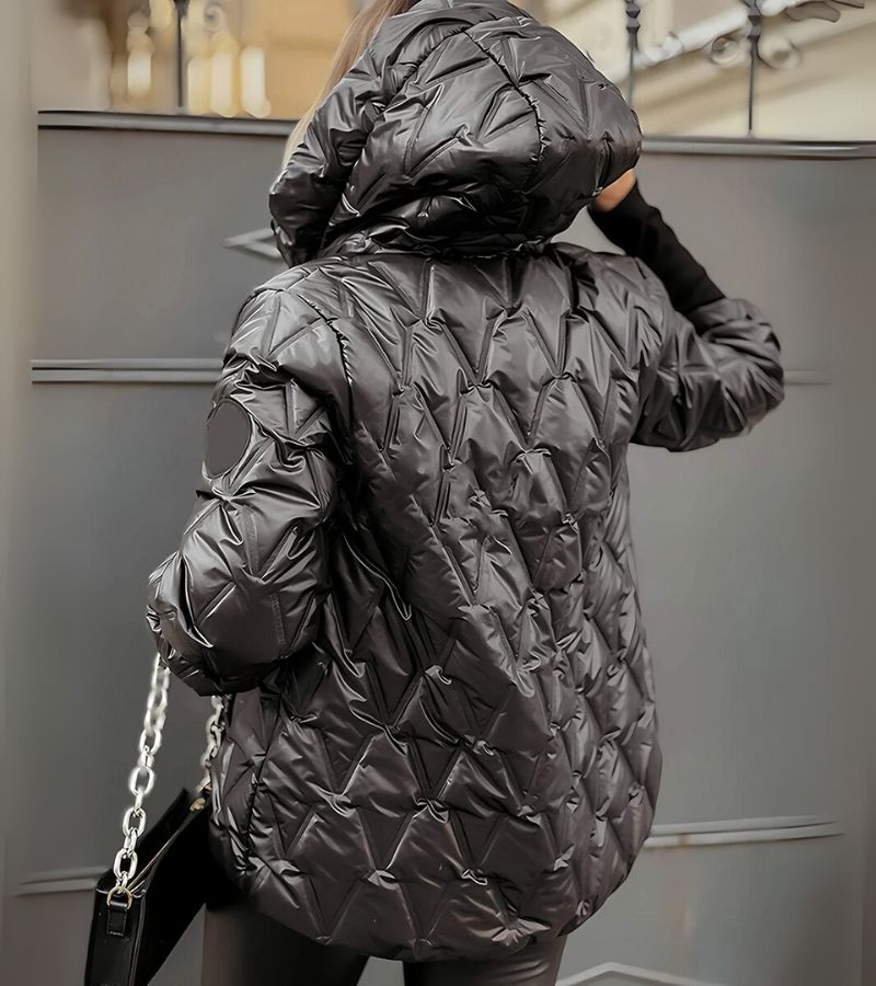 Viorica | Giaccone trapuntato con cappuccio