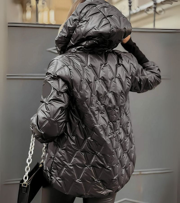 Viorica | Giaccone trapuntato con cappuccio