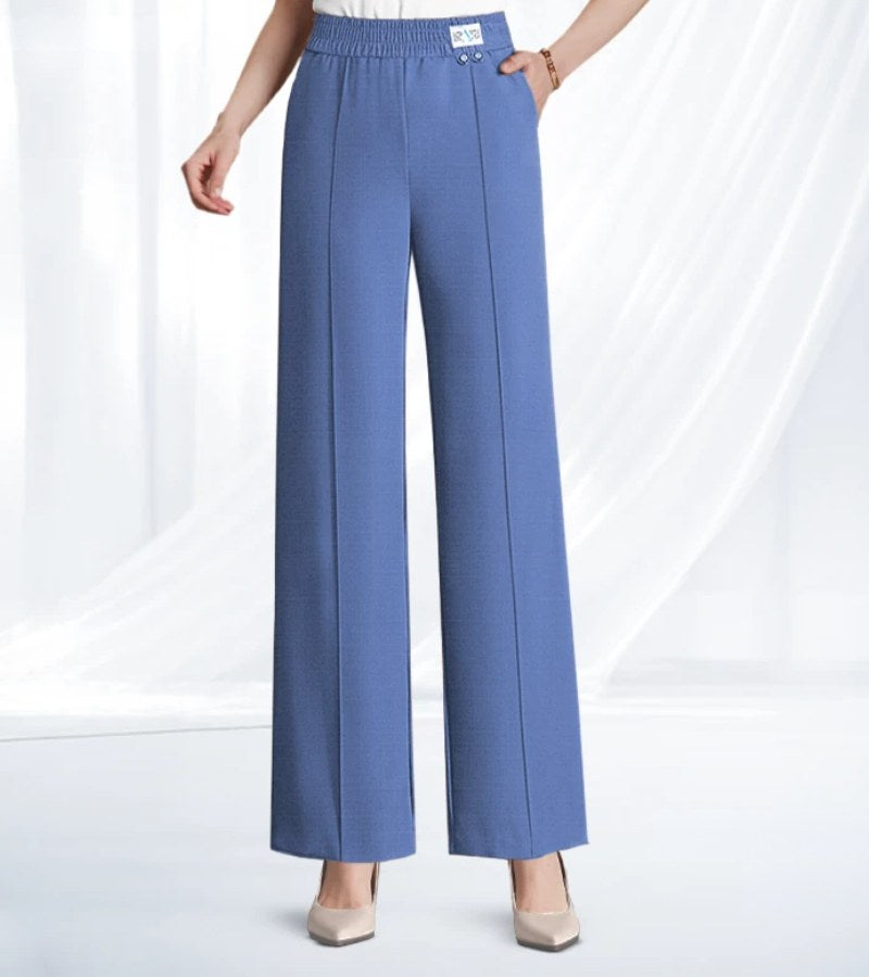 Silvia | Pantaloni a vita alta morbidi ed eleganti