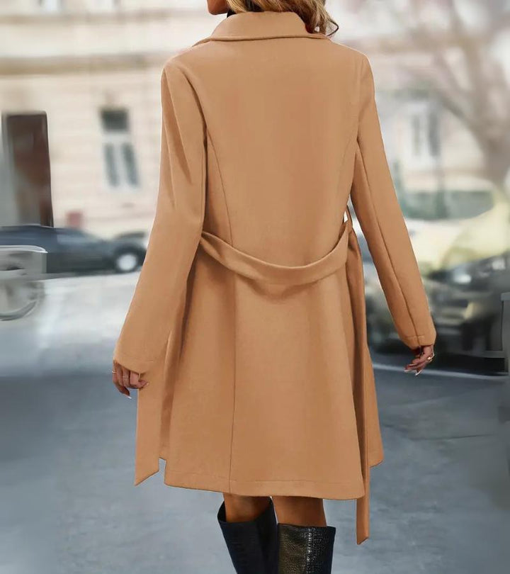 Piera | Cappotto lungo con revers