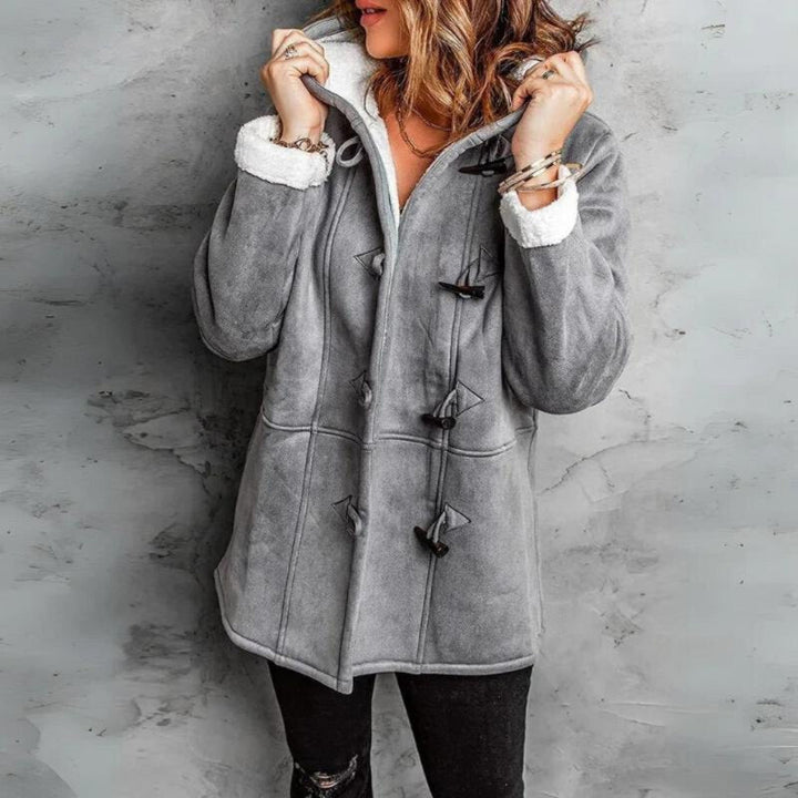 Amanda | Cappotto con Cappuccio a Media Lunghezza