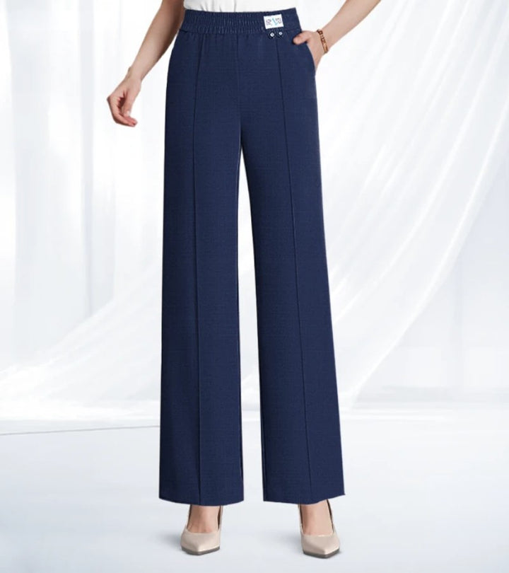 Silvia | Pantaloni a vita alta morbidi ed eleganti