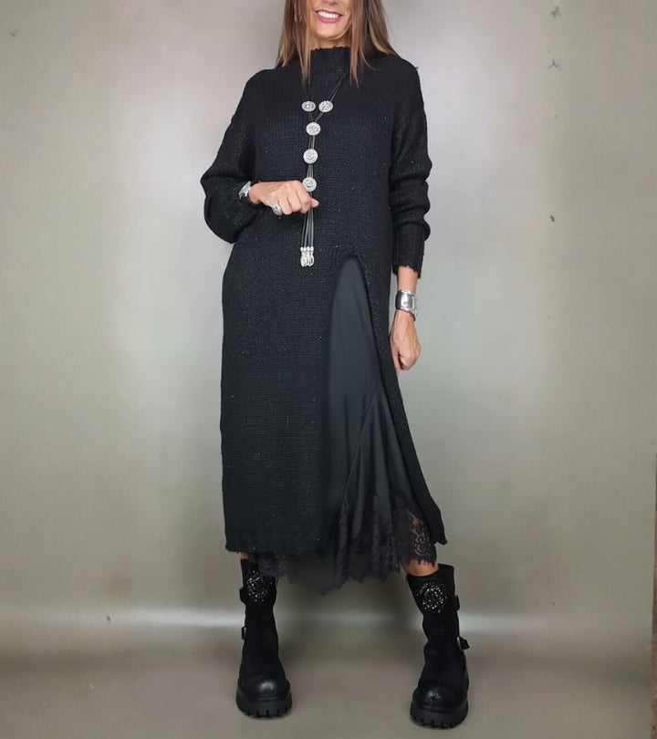 Silva | Completo Lungo in Maglia e Raso