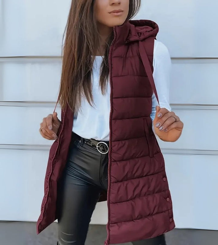 Vanda | gilet lungo imbottito
