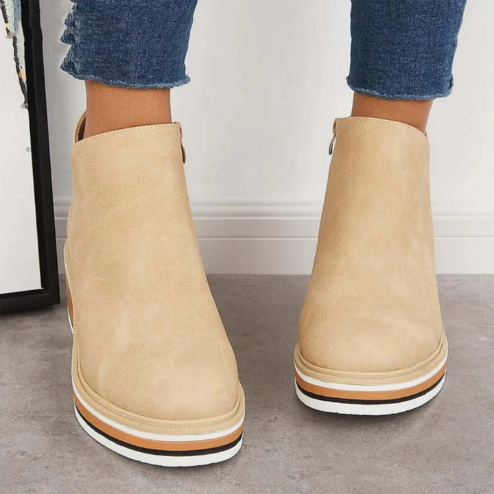 Ajusco | scarpe che uniscono altezza, stile e sicurezza ad ogni passo