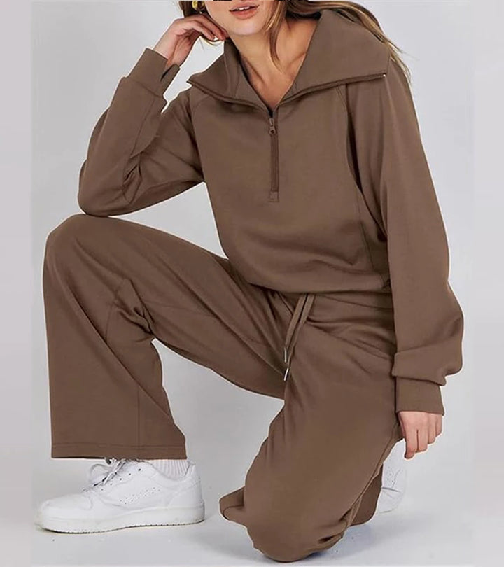 Rita | Completo Elegante a Due Pezzi con Pantaloni a Zampa