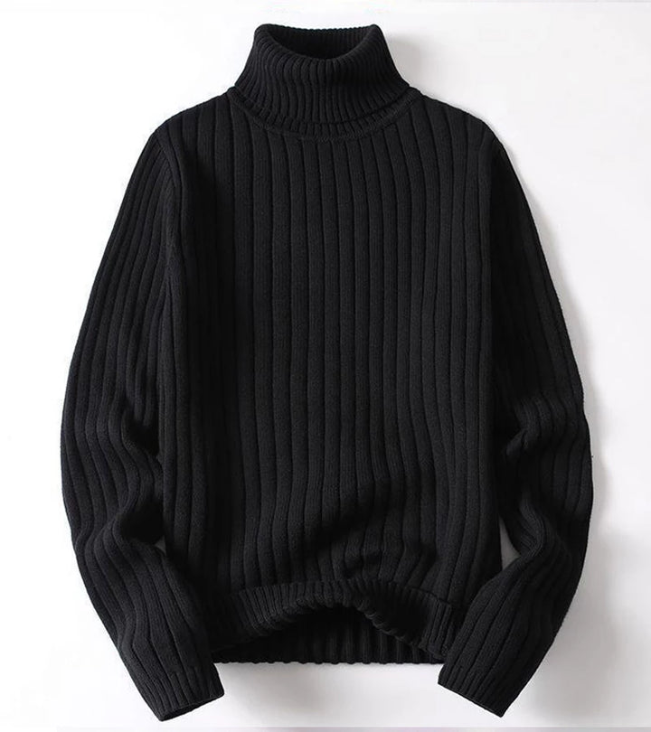 Andro | Maglione a collo alto a coste elegante