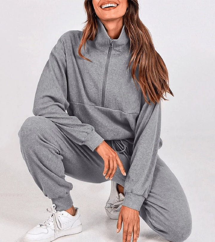 Pina | Completo due pezzi con mezza zip