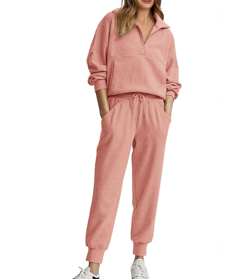 Pina | Completo due pezzi con mezza zip