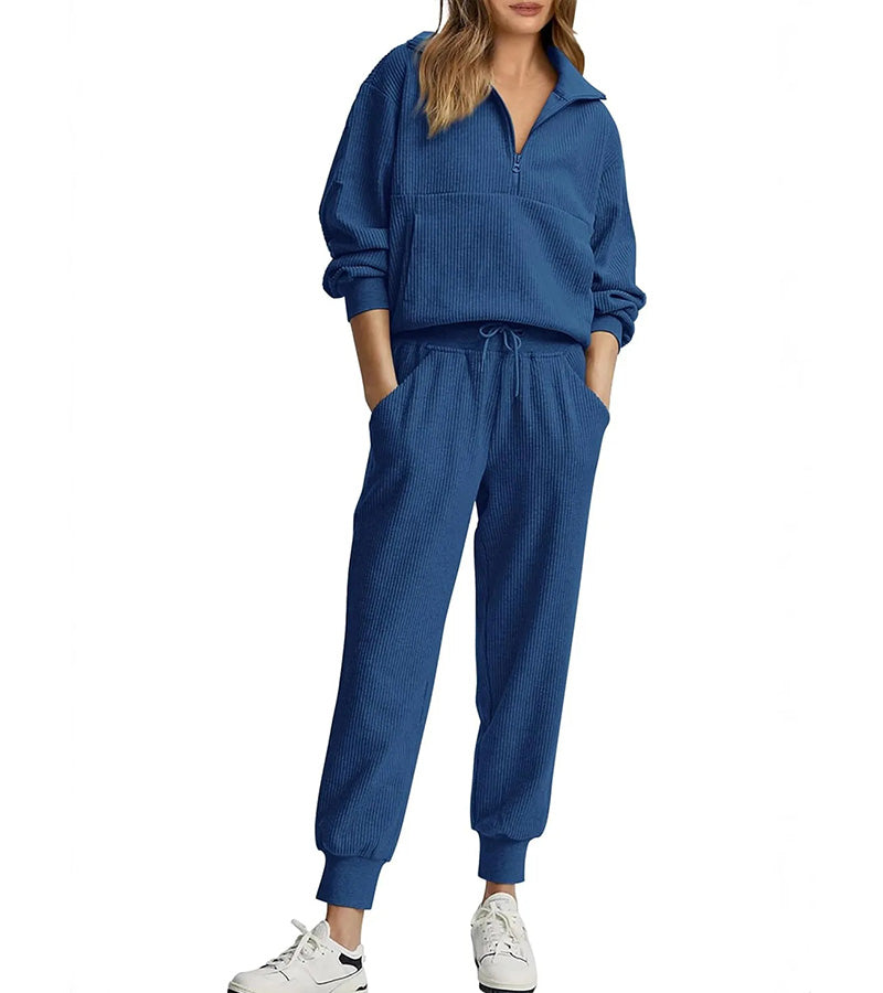 Pina | Completo due pezzi con mezza zip