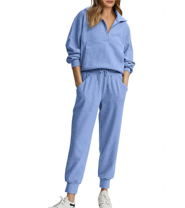 Pina | Completo due pezzi con mezza zip