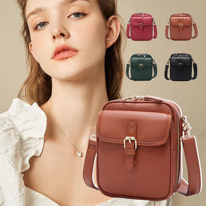 Judit | Borsa a tracolla vintage multi-tasche - stile e grande capacità