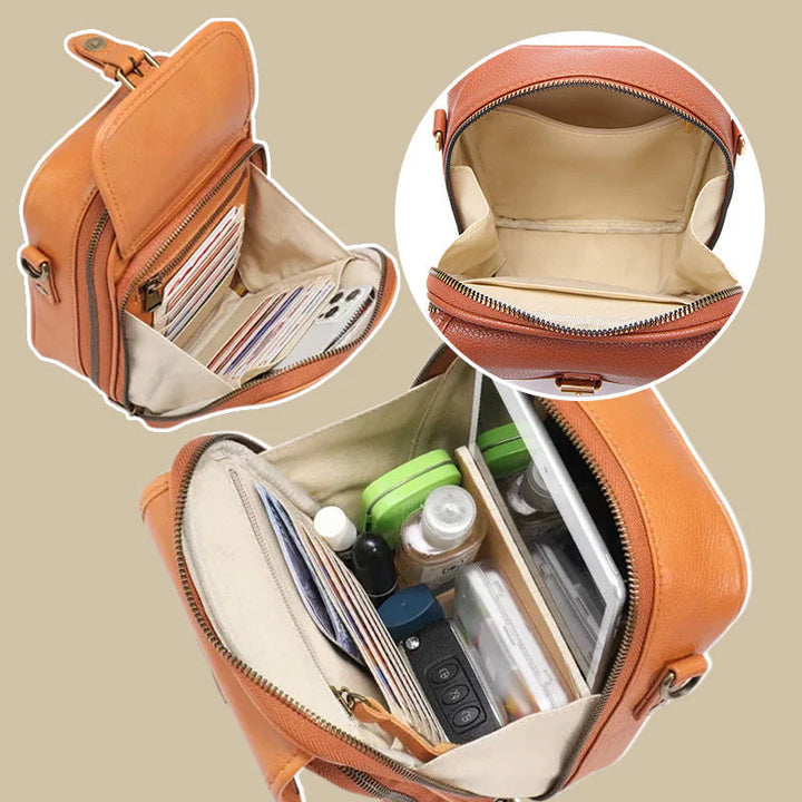 Judit | Borsa a tracolla vintage multi-tasche - stile e grande capacità