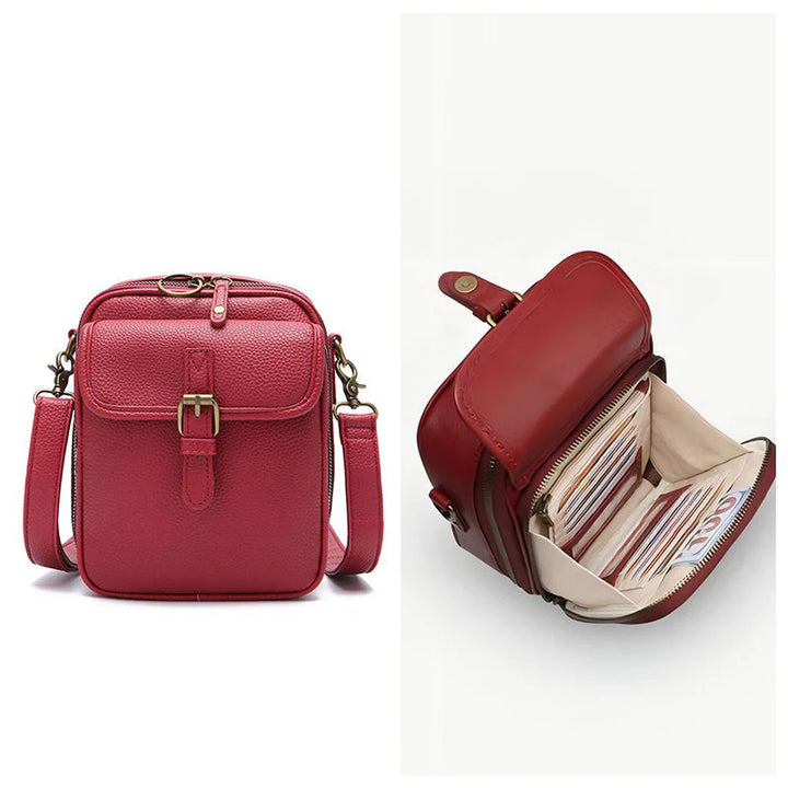 Judit | Borsa a tracolla vintage multi-tasche - stile e grande capacità